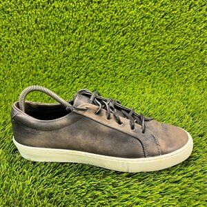 Freebird By Steven Newport Mens Size 8 Gray Casual Classic Leather Shoes Sneaker